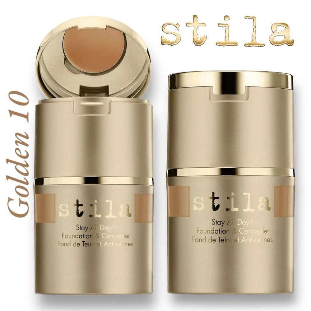 STILA Stay All Day Foundation & Concealer F: 1.0 fl.oz/C: 0.04 oz in Golden 10